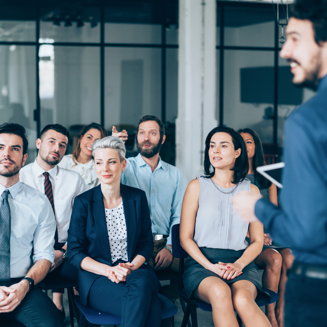 Professionals in a training session